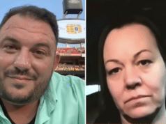 David Harrington Kansas City Chiefs fan, girlfriend, Lorie Kruse